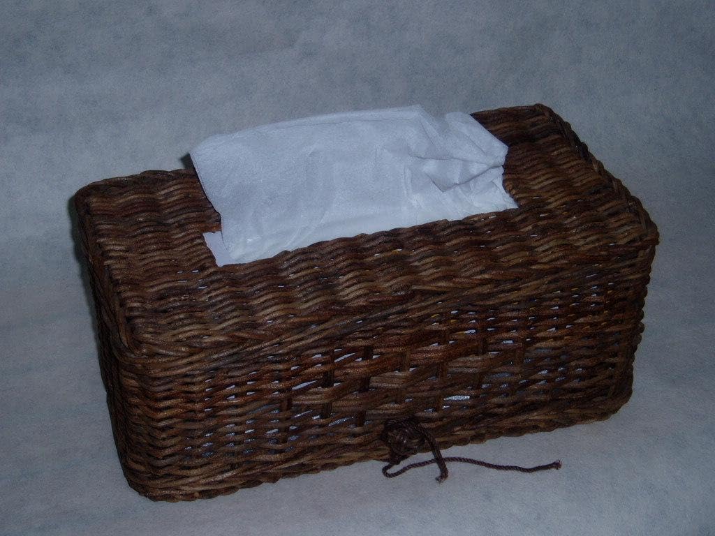 あけび蔓細工 テッシュボックスケース 伝統工芸 あけび蔓細工